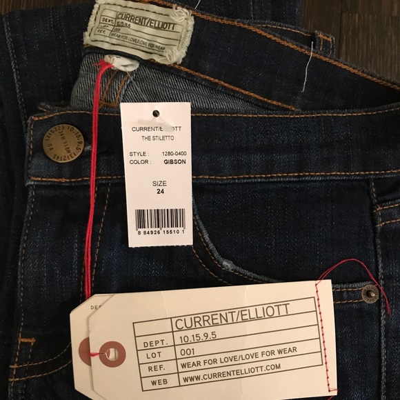 NWT Current/Elliot The Stiletto Jean - Picture 5 of 5